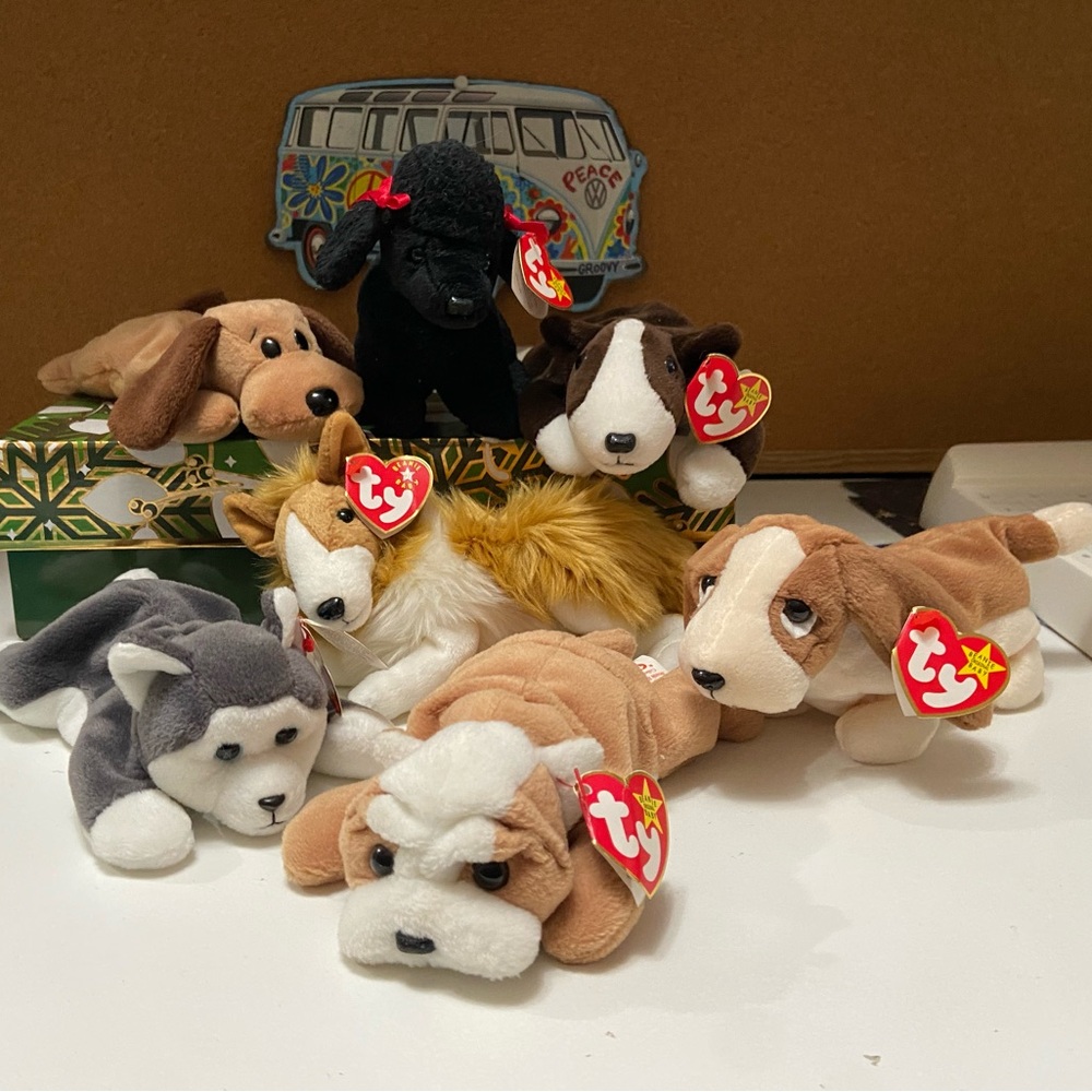 Ty Vintage Dog (7) Beanie Baby Collection